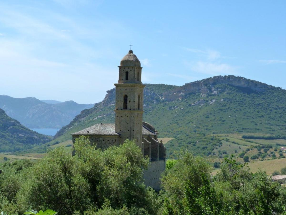 Apartment With One Bedroom In Patrimonio With Wonderful Mountain View And Furnished Terrace 2 Km From The Beach Extérieur photo